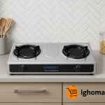 Duravolt 2 Burner Infrared Gas Cooker (DGC-2B) - Buy Fast Heating Stainless Gas Cooker