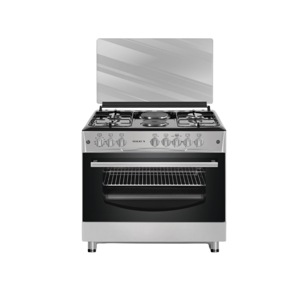 Maxi 60*90 (4+2) Burner Gas Cooker Black Gray