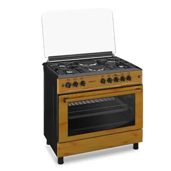Maxi 60*90 (4+2) Burner Gas Cooker Wood