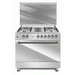 Maxi Style 60*90 (4+2) Inox 4 Gas + 2 Electrical Gas Cooker | MAXI STYLE 60*90 (4+2) INOX