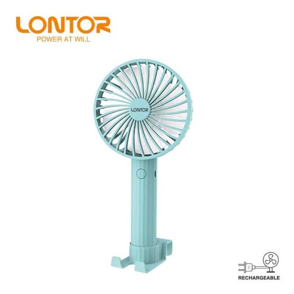 LONTOR CTL-MF012-4 4″ RECHEARGEABLE MINI FAN