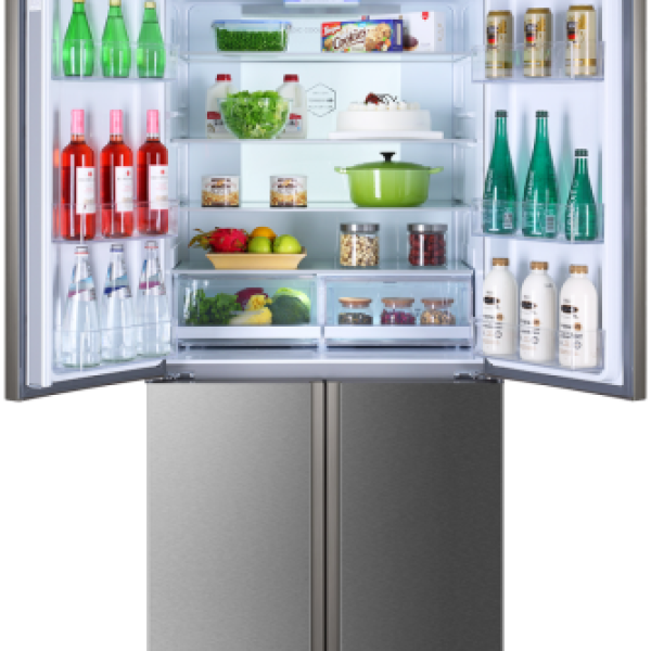 Haier Thermocool Side By Side 4 Doors Refrigerator - HTF-610DM7 R6 SLV UK