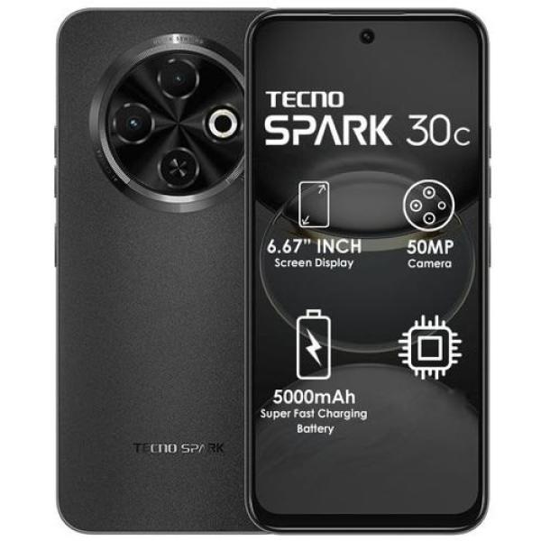 Tecno Spark 30C Dual SIM Smartphone - 6.67", 4GB + 128GB, Fingerprint, 5000mAh