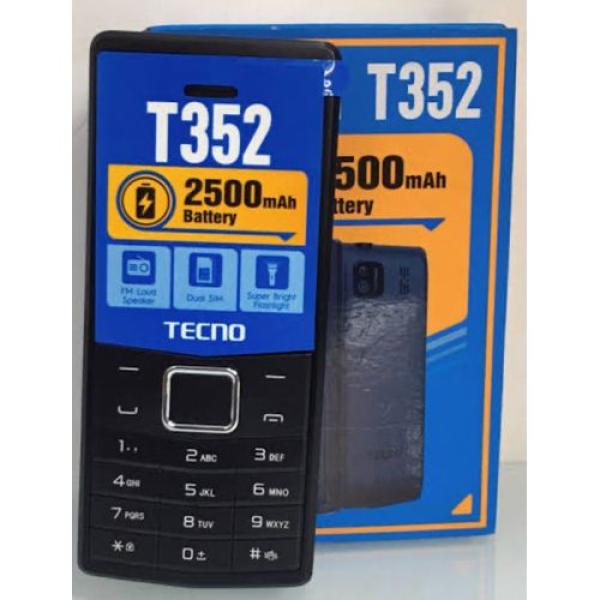 Tecno T352 Dual SIM Phone - 1.77" QVGA Display, 2500mAh, FM, 0.08MP Camera
