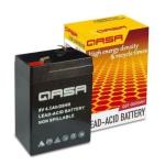 Qasa 4.5ah 6V Pin Type Rechargeable Fan Replacement Battery