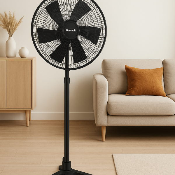 Duravolt 17 Inches Standing Fan (DSF-173) - Black