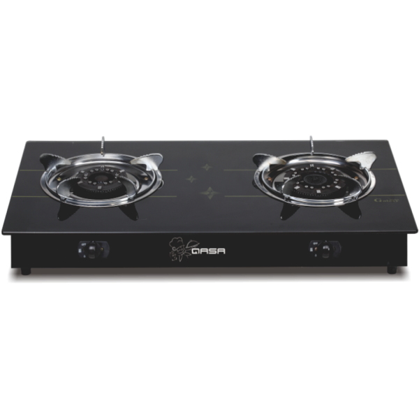 QASA Table Top Gas Cooker| Qgc-2bg Galaxy 2 Burner