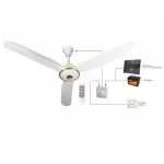 Qasa Qcf 56'' Ac/dc Ceiling Fan With Remote
