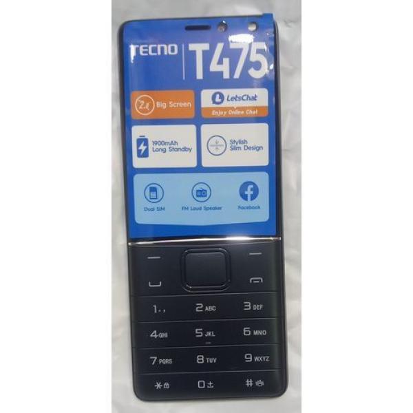Tecno T475 Dual SIM Phone - 2.8" QVGA Display, 1900mAh, FM, Facebook